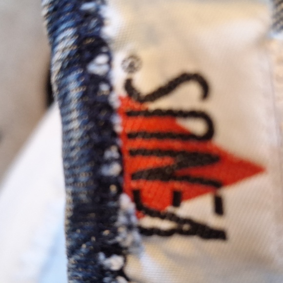 V-Nus Jean Mini Skirt Size Small/Med Vintage - Picture 5 of 6